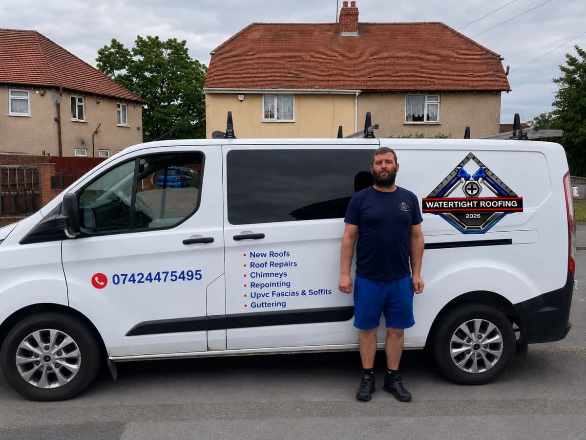 Watertight Roofing team at work in Worksop